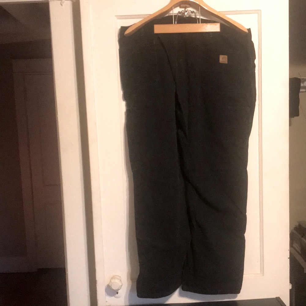 Flannel Lined Carhartt Work Pants 44Wx32L